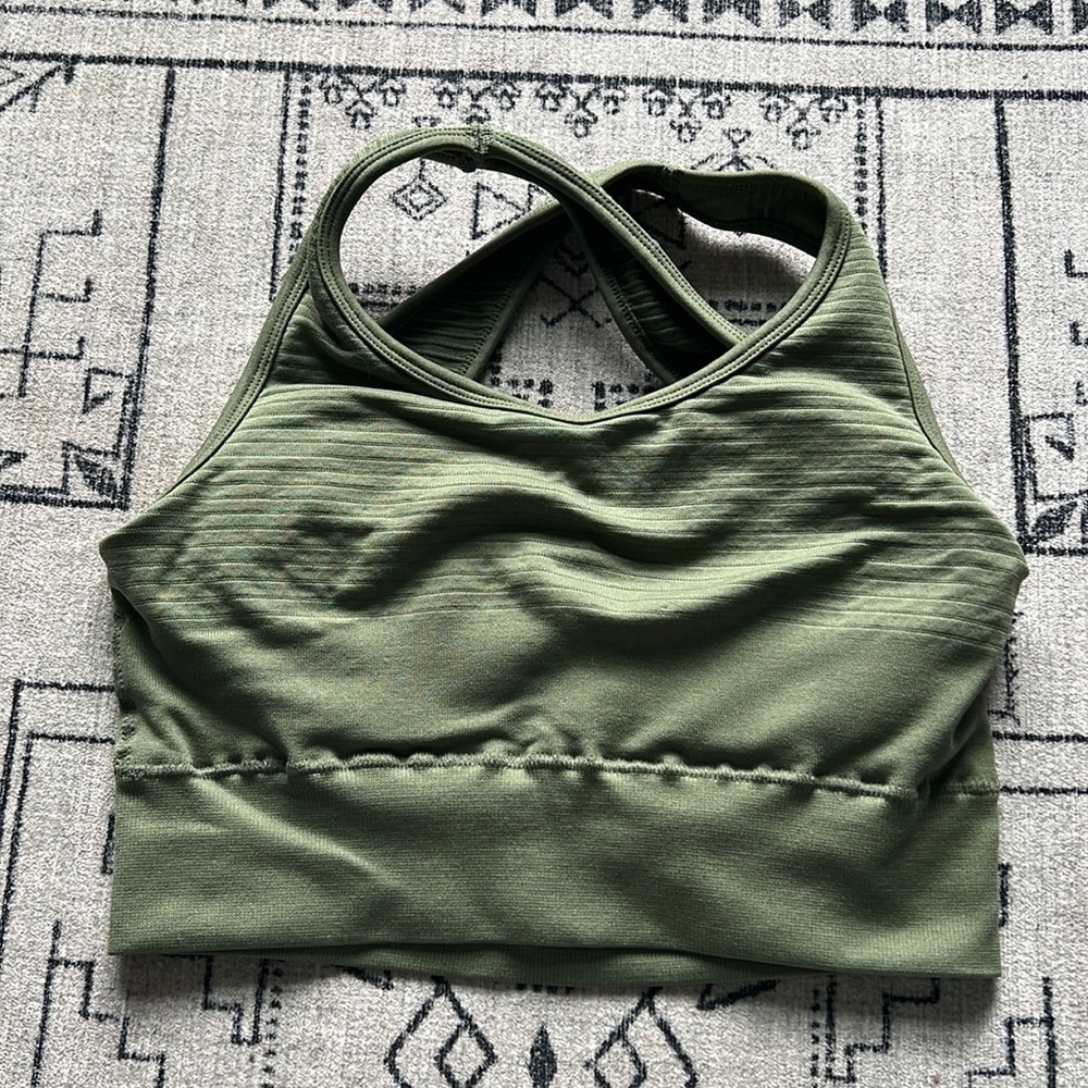 Alphalete Vault Bra - Dusty Green